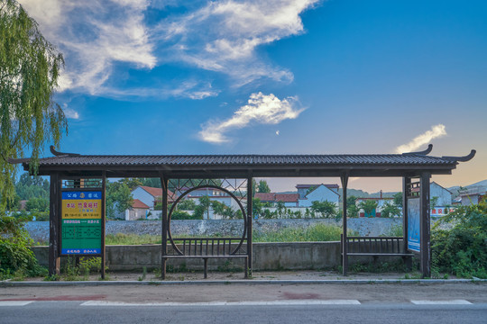 乡村公交站