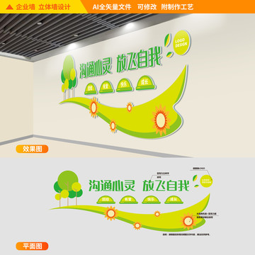 心理咨詢教室宣傳墻