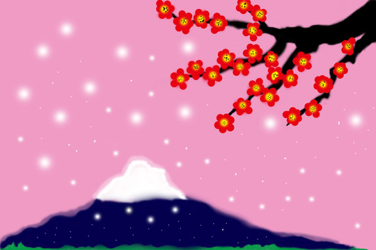 雪花飛舞