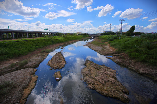 河道新景