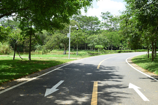 松山湖单车道