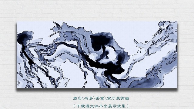 抽象油畫