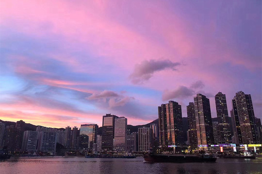 香港晚霞