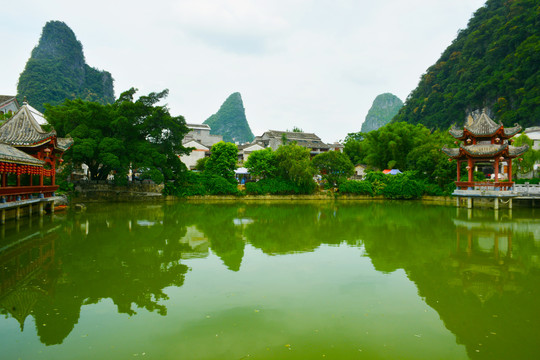 黄姚古镇湖景