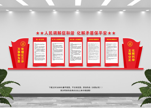 人民調(diào)解文化墻
