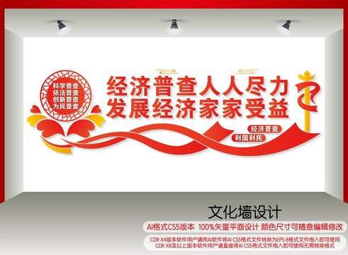 經(jīng)濟(jì)普查文化墻