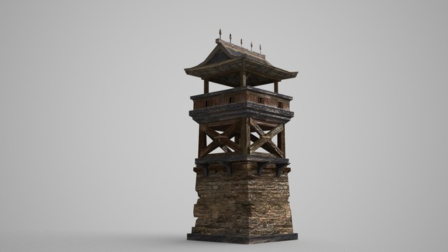 古建筑哨塔
