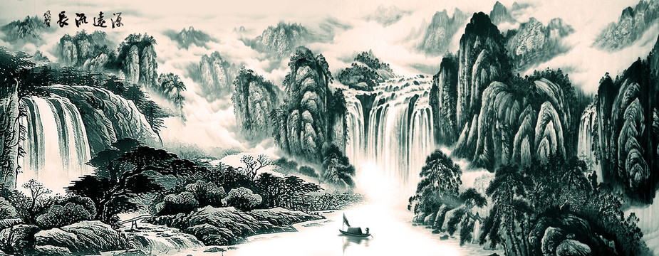 國(guó)畫(huà)山水
