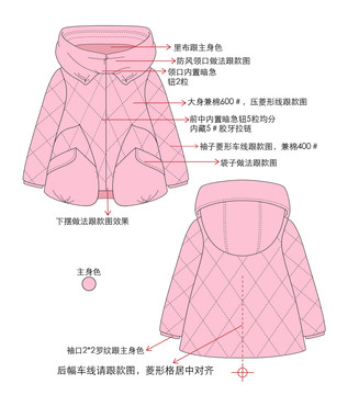 女童羽絨棉衣