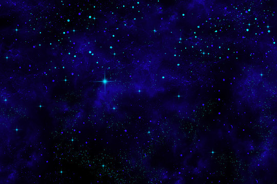 藍色星空背景
