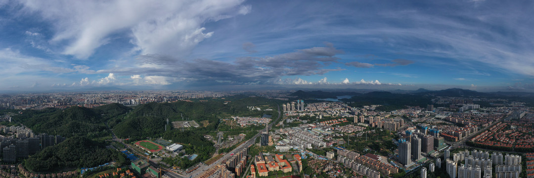 航拍东莞风景