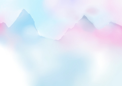 原創(chuàng)手繪中國風(fēng)水彩山水背景插畫