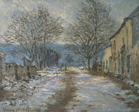 克勞德·莫奈阿讓特伊雪景