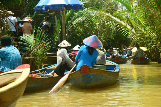 越南湄公河游船码头