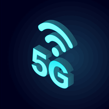 藍(lán)色5G字體