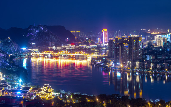 广西柳州市夜景