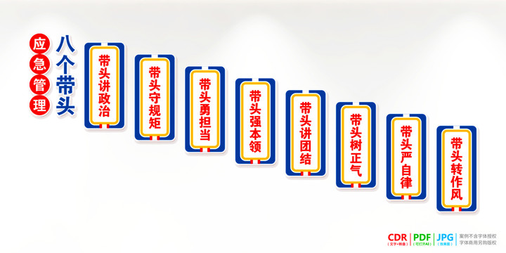 應急管理局樓梯文化墻
