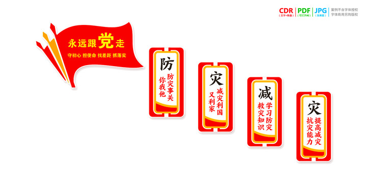 樓道防災(zāi)減災(zāi)文化墻
