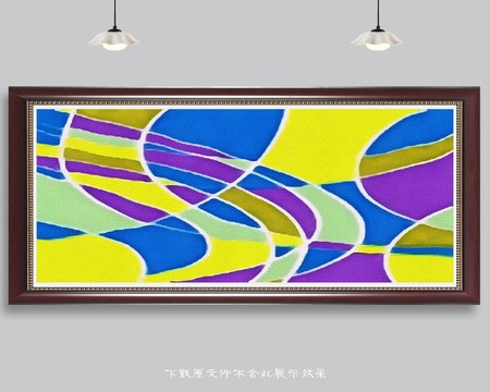 抽象油畫