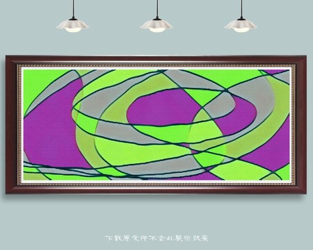 抽象油画