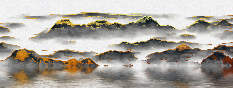 山水背景墻