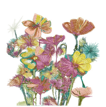 繡花