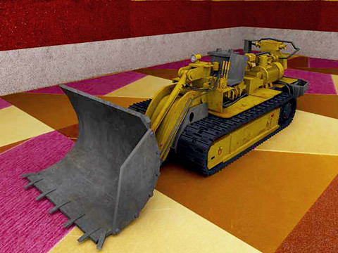 采煤设备装备机3D模型