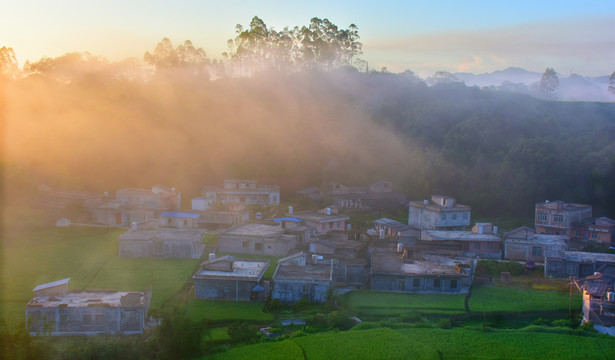 乡村的早晨