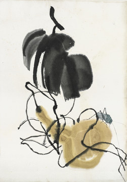 齊白石極簡(jiǎn)國(guó)畫葫蘆
