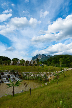 南丹叠水生态园