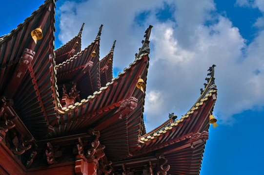 中国古典建筑屋角飞檐