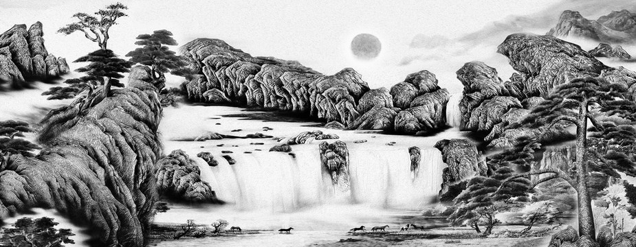 國(guó)畫山水畫