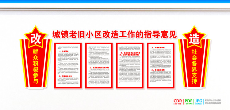 城镇老旧小区改造工作政策