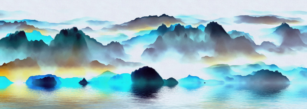 新中式山水