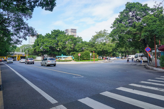 广州珠江新城街道街景