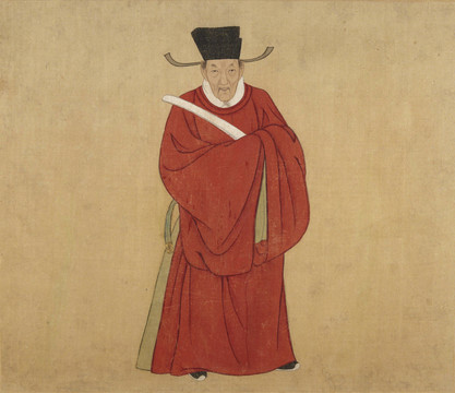 沈俊明代官員陸文定人物畫(huà)像