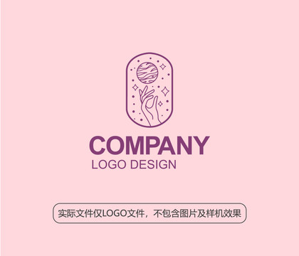 星空手月亮LOGO