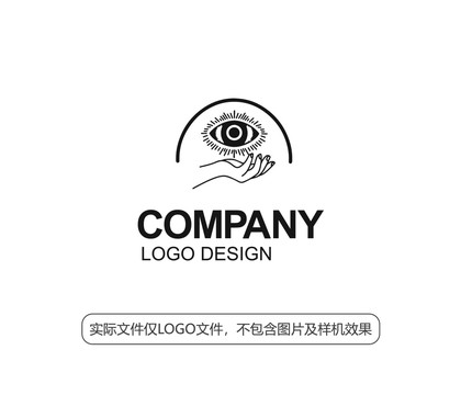 眼睛手LOGO