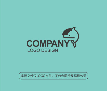 绿叶鲸鱼logo