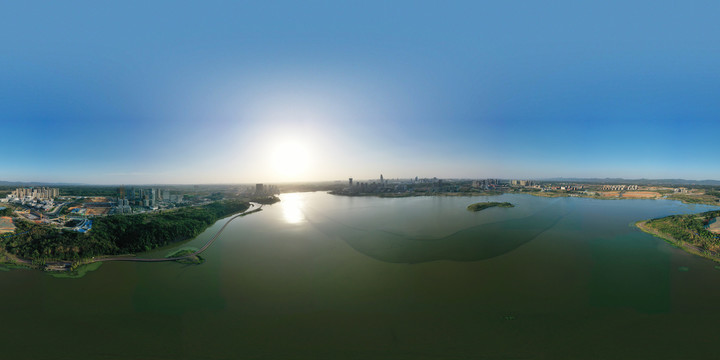 成都兴隆湖全景