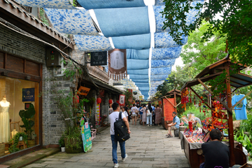 黄龙溪古镇风景