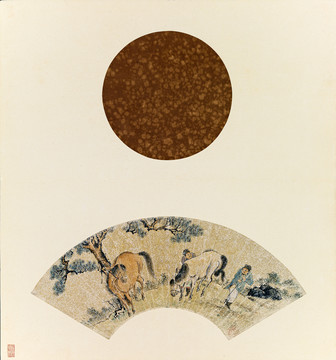唐寅調(diào)馬圖