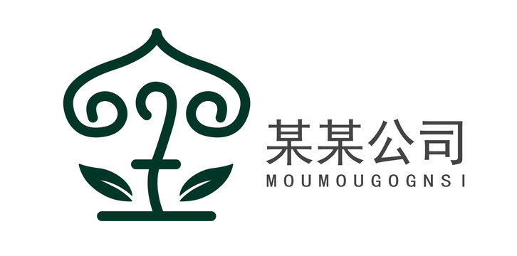 植物logo