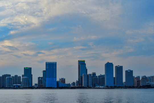 黄岛唐岛湾夕阳