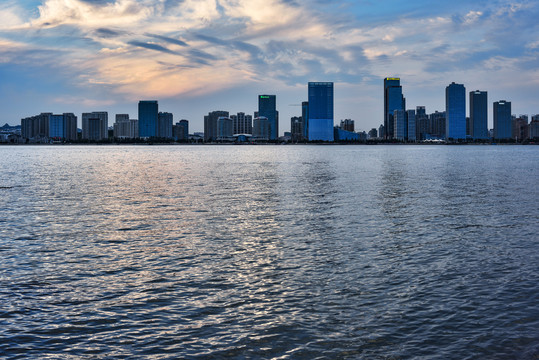 黄岛唐岛湾夕阳