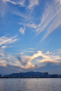 黄岛唐岛湾夕阳