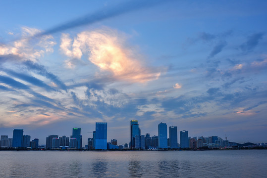 黄岛唐岛湾夕阳