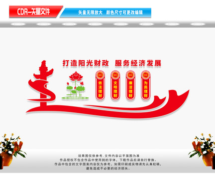 財(cái)政文化墻