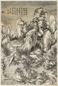 張宗蒼畫雪景御題圖