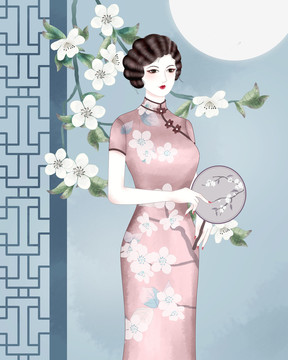 旗袍美女